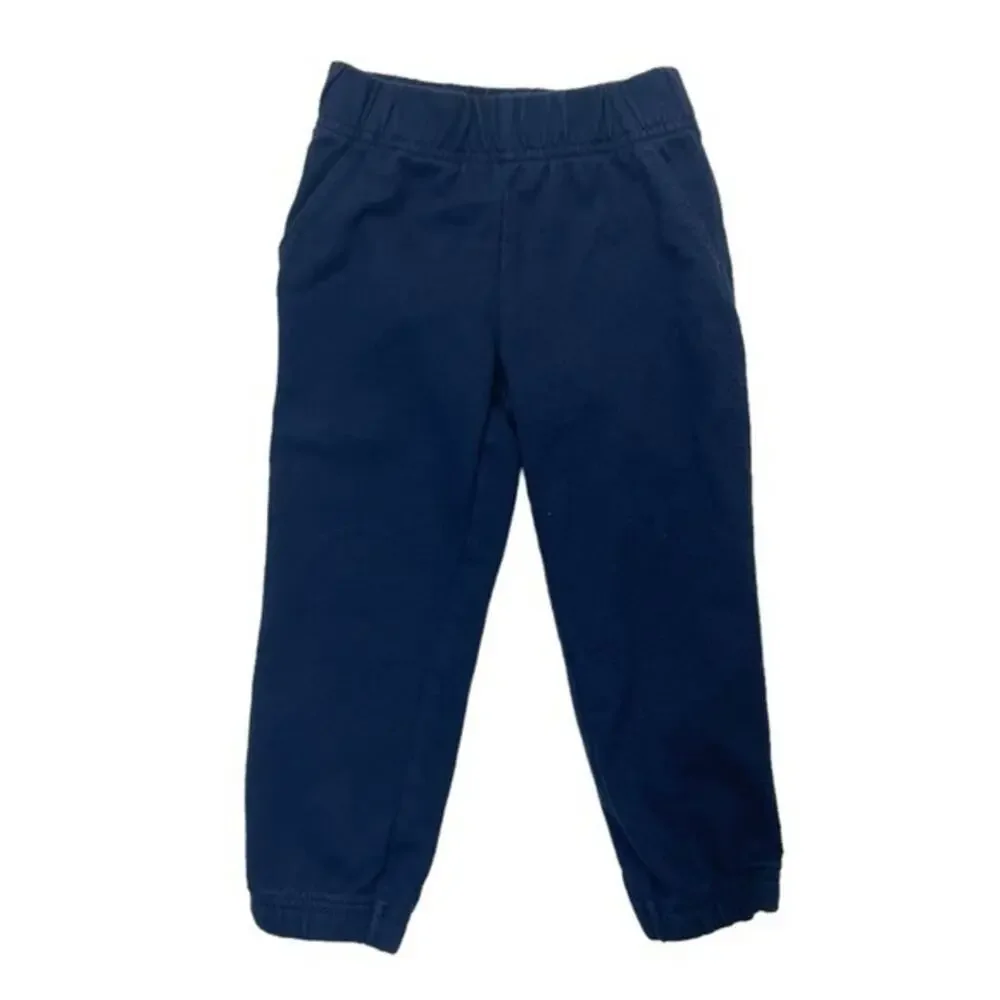 Carter’s Joggers Sweatpants Boys Size 2T navy blue lightweight